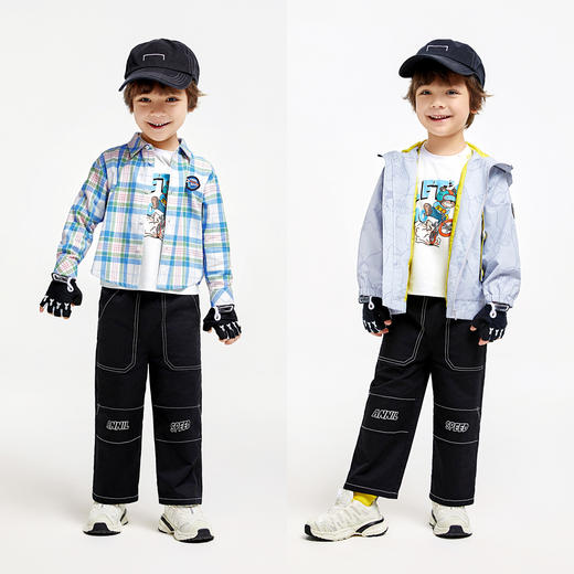 男童潮力MAX休闲裤长裤新款安奈儿童装实体店同款XB436697 商品图3