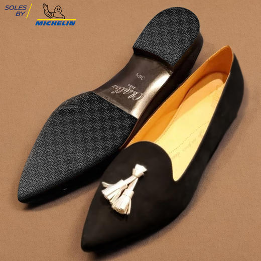 进口鞋底源自米其林SOLES BY MICHELIN进口心动防滑纹前掌鞋材鞋底换底修鞋材料 商品图1
