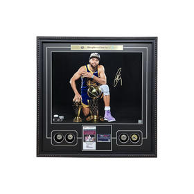 收藏系列 库里 总冠军定妆照 20寸 亲笔签名照片