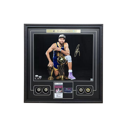 收藏系列 库里 总冠军定妆照 20寸 亲笔签名照片 商品图0