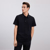 【棉质POLO领T恤衫】24年春夏新品男士时尚商务休闲黑色上衣 商品缩略图1