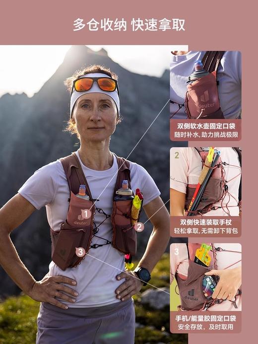 德国多特deuter进口户外越野跑步马甲背心贴身包马拉松骑行登山包 商品图1