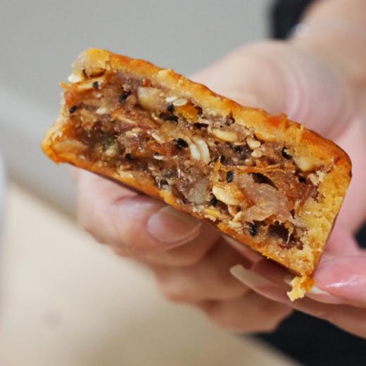 中秋月饼丨非遗饼家做了81年，古法手作，馅料满到溢出，一年卖出60万个！简单好吃 商品图4
