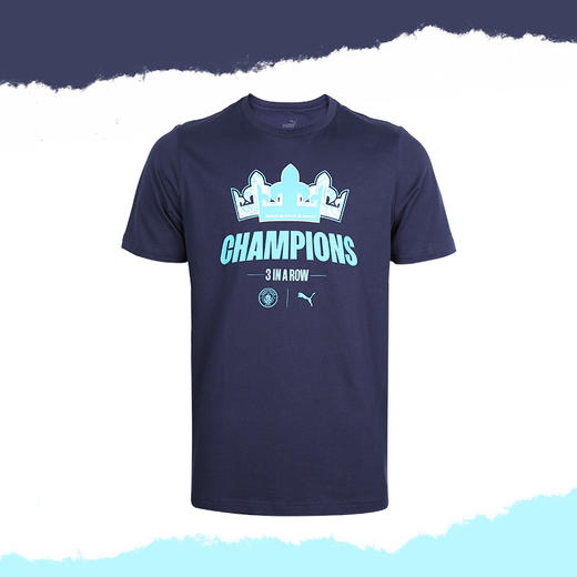 小李子PUMA彪马22-23赛季曼城英超夺冠纪念短袖成人男778853 03 商品图4