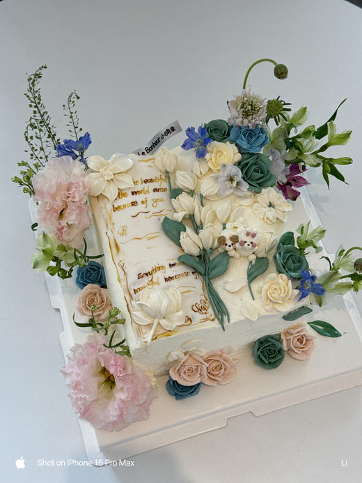 爱是一本书·奶油霜蛋糕 商品图2