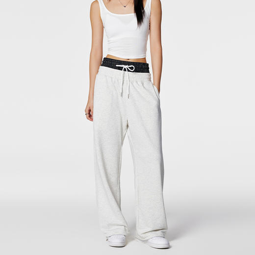 【Achock官方店】美式复古纯色直筒休闲长裤子潮牌宽松运动卫裤男 商品图1