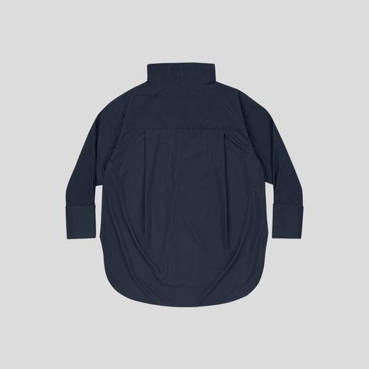 GOODBAI 916 仿珍珠袖扣褶皱领口oversize衬衫 商品图4