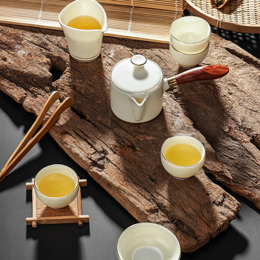 【菲米生活】沐兮羊脂玉瓷茶具套装FM-CJ2119 商品图1