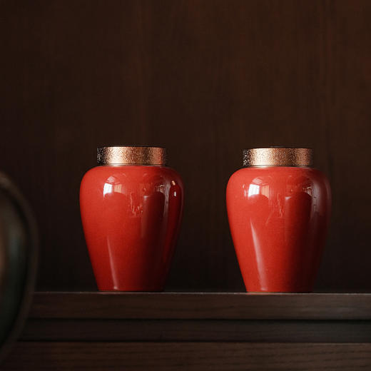 以礼相待【双瓷罐 红色】188元一套/一件8套 商品图4