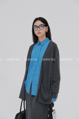 【门店同款】ENJOY秋季less is more大口袋针织开衫 158946218