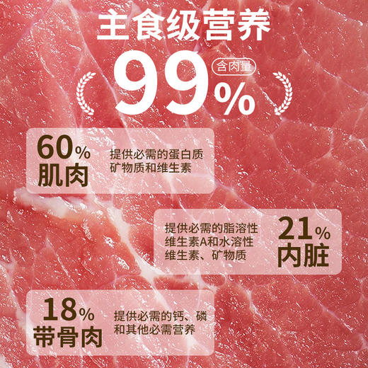 【升级礼盒装】纽粹臣全价主食罐餐盒85g*6罐 礼盒装 生骨肉配方 高含肉量 带喂食勺 犬用猫用湿粮 商品图6
