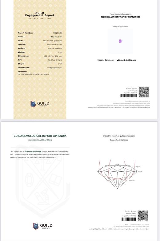 1.52ct 4.22g 粉蓝宝戒指 商品图7