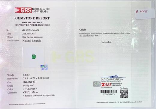 1.62ct 8.98g 祖母绿戒指吊坠 商品图6