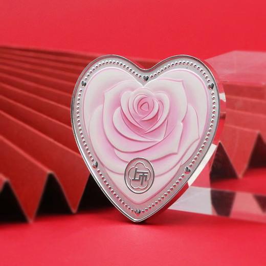 【上海造币】心有灵犀情话纪念银章 小爱心可佩戴 商品图2