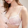 奶糖派大胸显小秘密花园夏季刺绣圆润饱满文胸上托侧收聚拢内衣女 商品缩略图4