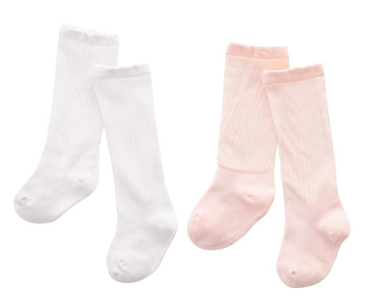 拉比-鞋袜类（常年）H4抑菌BB长筒袜2双装玫红(PH) 商品图7