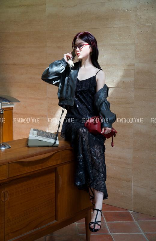 【门店同款】ENJOY秋季时光回廊立体刺绣拼接网纱裙 158946576 商品图9