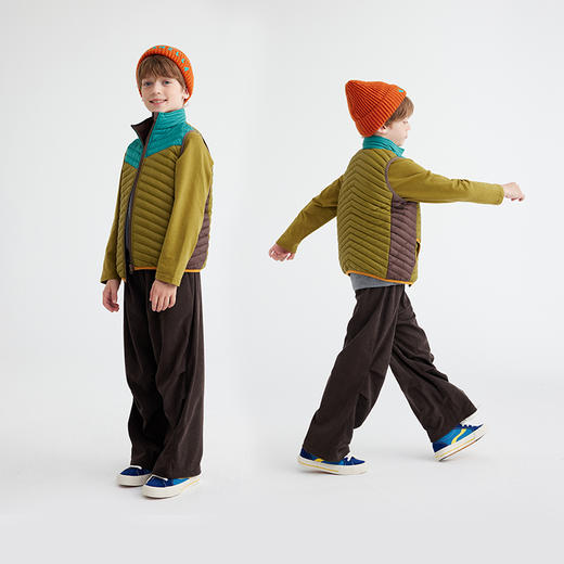 fx-【软软的灯芯绒伞兵裤】儿童美式降落伞灯芯绒裤 PQK2425 商品图1