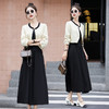 2024年新款秋装小香风时尚法式设计感外套显瘦连衣裙两件套HR-CPYY9906-1 商品缩略图1