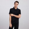 【棉质POLO领T恤衫】24年春夏新品男士时尚商务休闲黑色上衣 商品缩略图2