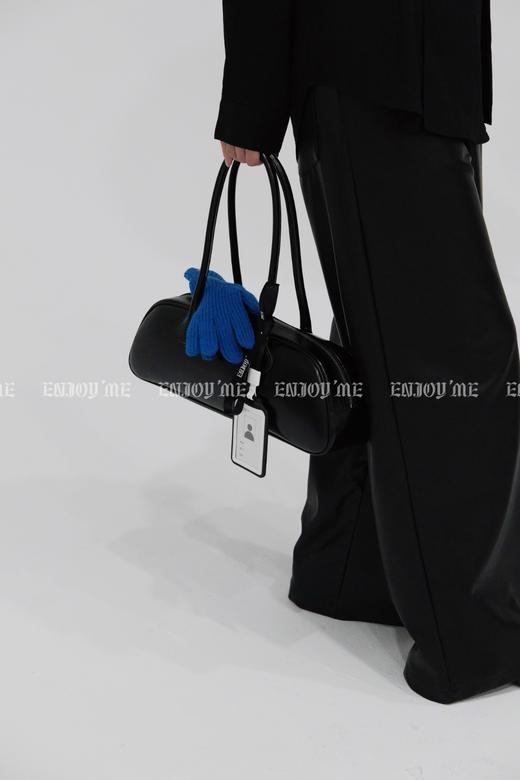 【门店同款】ENJOY秋季less is more简约高腰款皮裤 159045091 商品图1