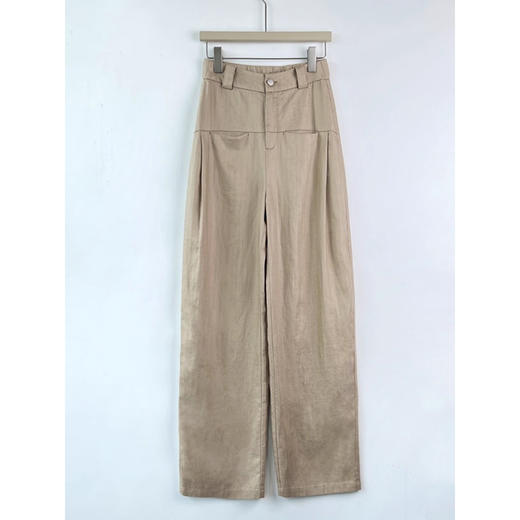 裁缝学苑AQ332 天丝亚麻弯刀阔腿裤纸样女装裤子打版裁剪样板图 商品图1