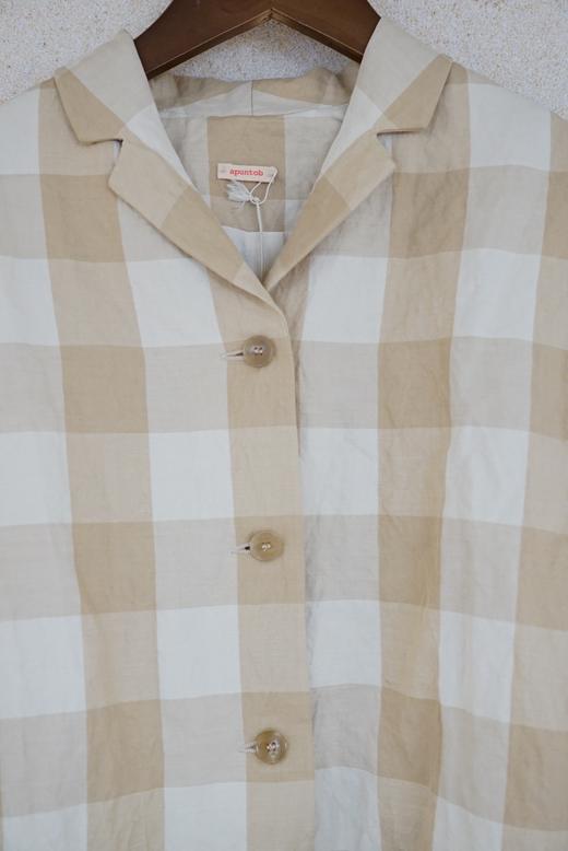 (5折) apuntob 直筒剪裁格纹西装外套 商品图13