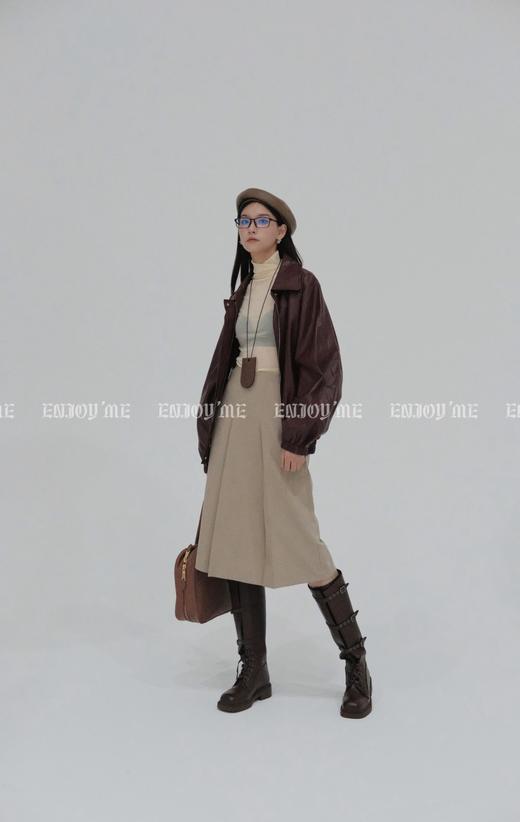 【门店同款】ENJOY冬季复古带扣长靴 158850523 商品图0