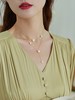 Oflye潮流饰品  法式复古高级感双层叠戴珍珠项链女小众S925纯银细锁骨链气质颈链 商品缩略图0