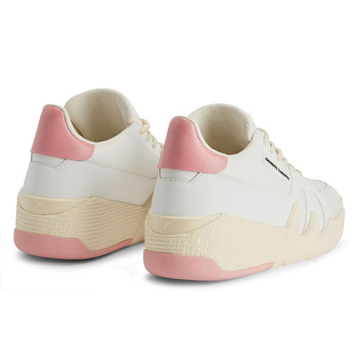 Giuseppe Zanotti 女士金属签名徽标粉色尾低帮休闲运动鞋 白色 RW30000010 商品图2