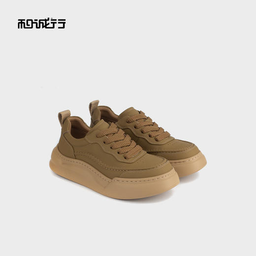 和诚行 2024秋冬新款厚底时尚休闲鞋男经典百搭板鞋运动鞋0551163 商品图0