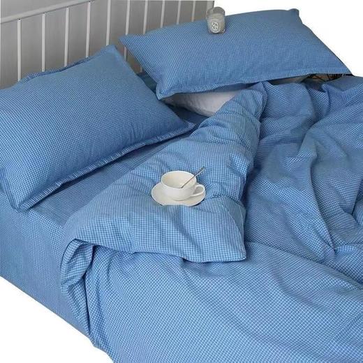 鲁锦老粗布凉席床单三件套 | 简约条纹格子 绵软舒适 透气吸汗 质地柔软 凉而不冰 四季可用 多色可选 商品图4