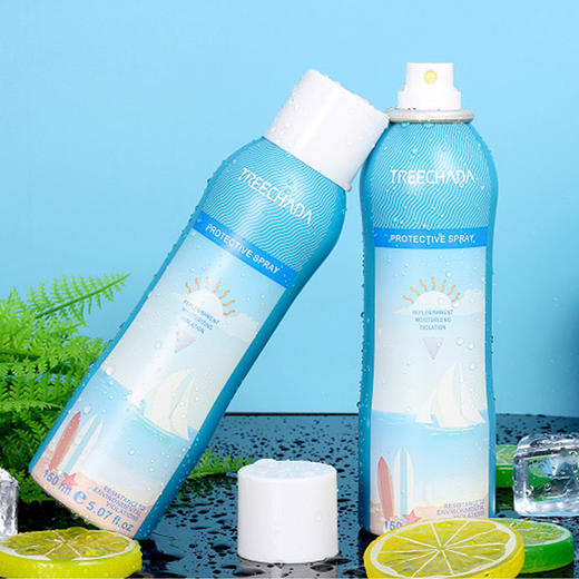 泰国TREECHADA美白防护喷雾全身通用夏清爽不油腻150ml有中文标  商品图0