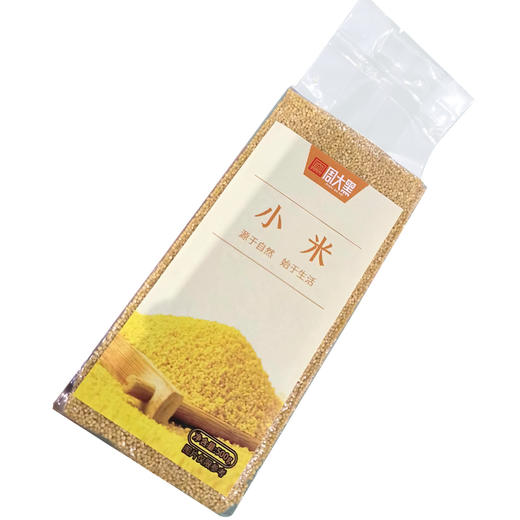 周大黑美味可口真空包装小米500克*3袋装 香糯绵软 米油丰富 商品图6