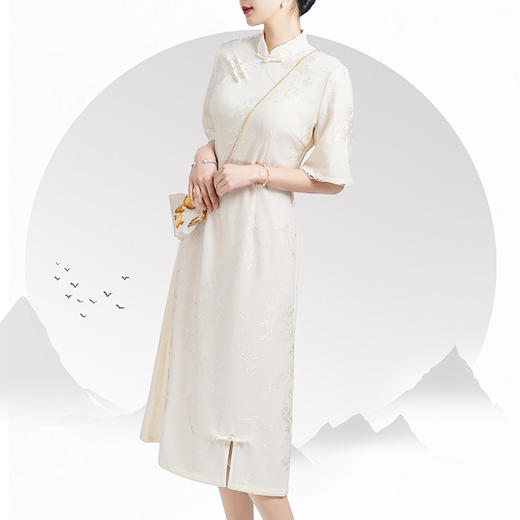 新中式旗袍改良年轻款日常小清新气质小个子夏KK2327 商品图1