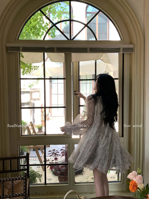 Read Nameless /七夕系列——水墨染娃娃纱裙2件套 商品图2