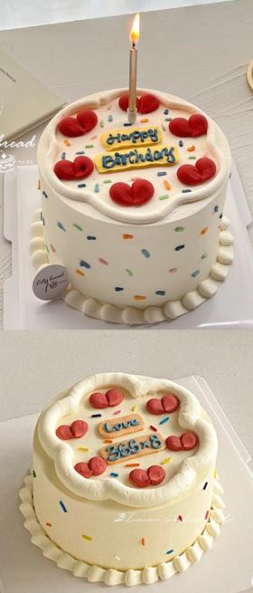 【优品系列】--【爱很简单】二选一送女友、老婆蛋糕