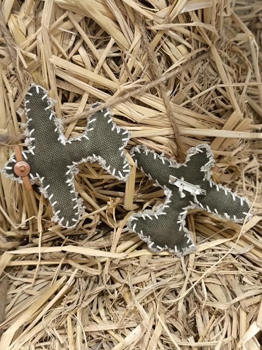 西亓好物/老布飞机胸针 商品图2