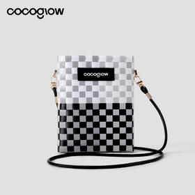 cocoglow Grey灰白系列女士手工工艺编织包迷你托特包