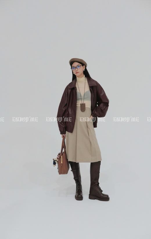 【门店同款】ENJOY冬季复古带扣长靴 158850523 商品图1