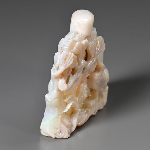 清代欧泊“松鹤延年”鼻烟壶 商品图2