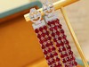 523004 鸽血红红宝石耳钉 石重：11.27ct；总重：14.57g；钻石：0.474ct/144颗 18K白金  真金真钻石💎 超值价：24580 商品缩略图1