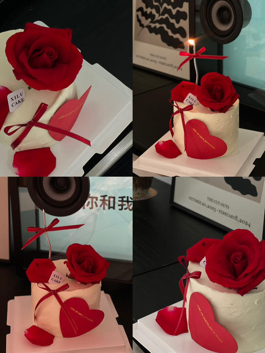 七夕情人节蛋糕（四寸） 商品图0