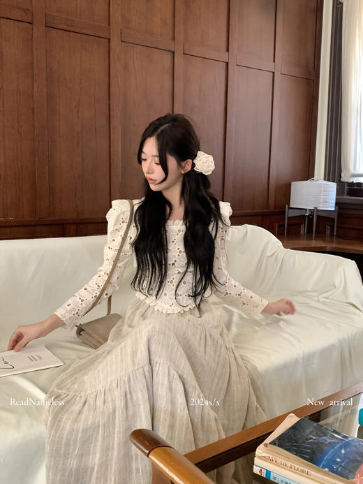 Read Nameless /七夕系列——法式镂空花上衣+侘寂半裙 商品图11