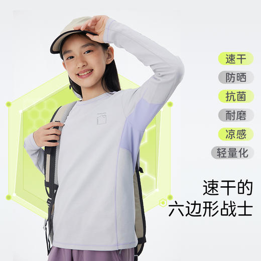 onmygame【小百叶】 棉感速干衣男女童可穿运动T恤 商品图1