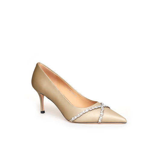 豪麟名鞋奥莱迪嘉女鞋皮鞋牛皮革DJYYO42WP201香槟色  原价1960元 商品图0