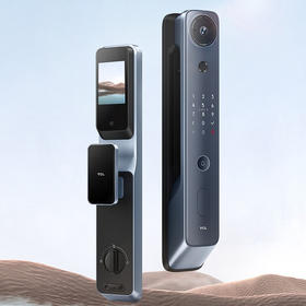TCL智能门锁高清可视屏双向视频通话十种开锁方式指纹锁P10R