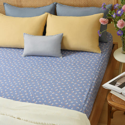 清新碎花系列床笠床盖夏季薄款四季床垫可定制新款床盖纯棉床笠 商品图2