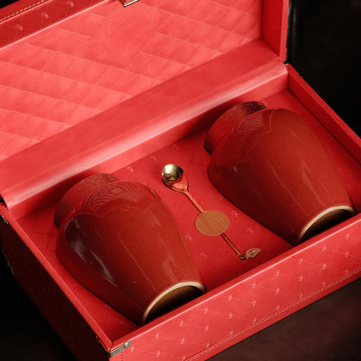 以礼相待【双瓷罐 红色】188元一套/一件8套 商品图1