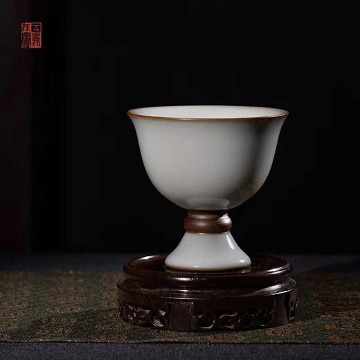 绪文汝窑梦觉高足杯 商品图2